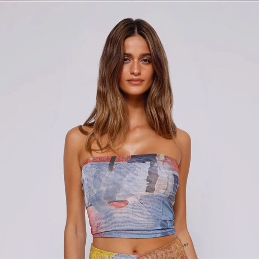 Tiger Mist Fraser Top in Painting